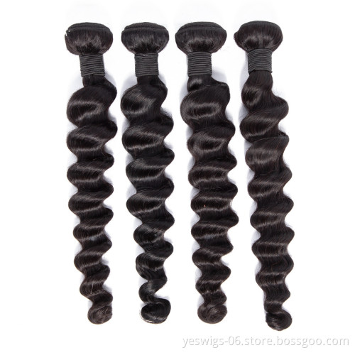 Wholesale Loose Deep 1pc Brazilian Hair Bundles 100% Virgin Human Hair Extensions